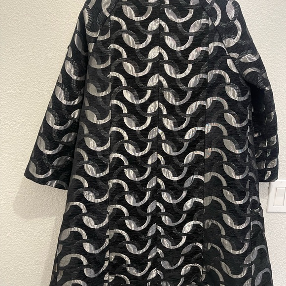 Desigual Monochrome Patterned Fabric Coat - Picture 3 of 5